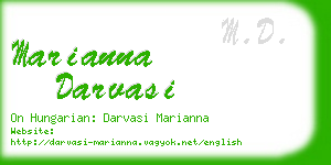 marianna darvasi business card